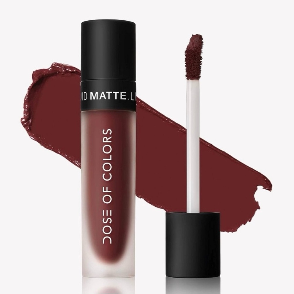 DOSE OF COLORS 
Liquid Matte Lipstick - Brick